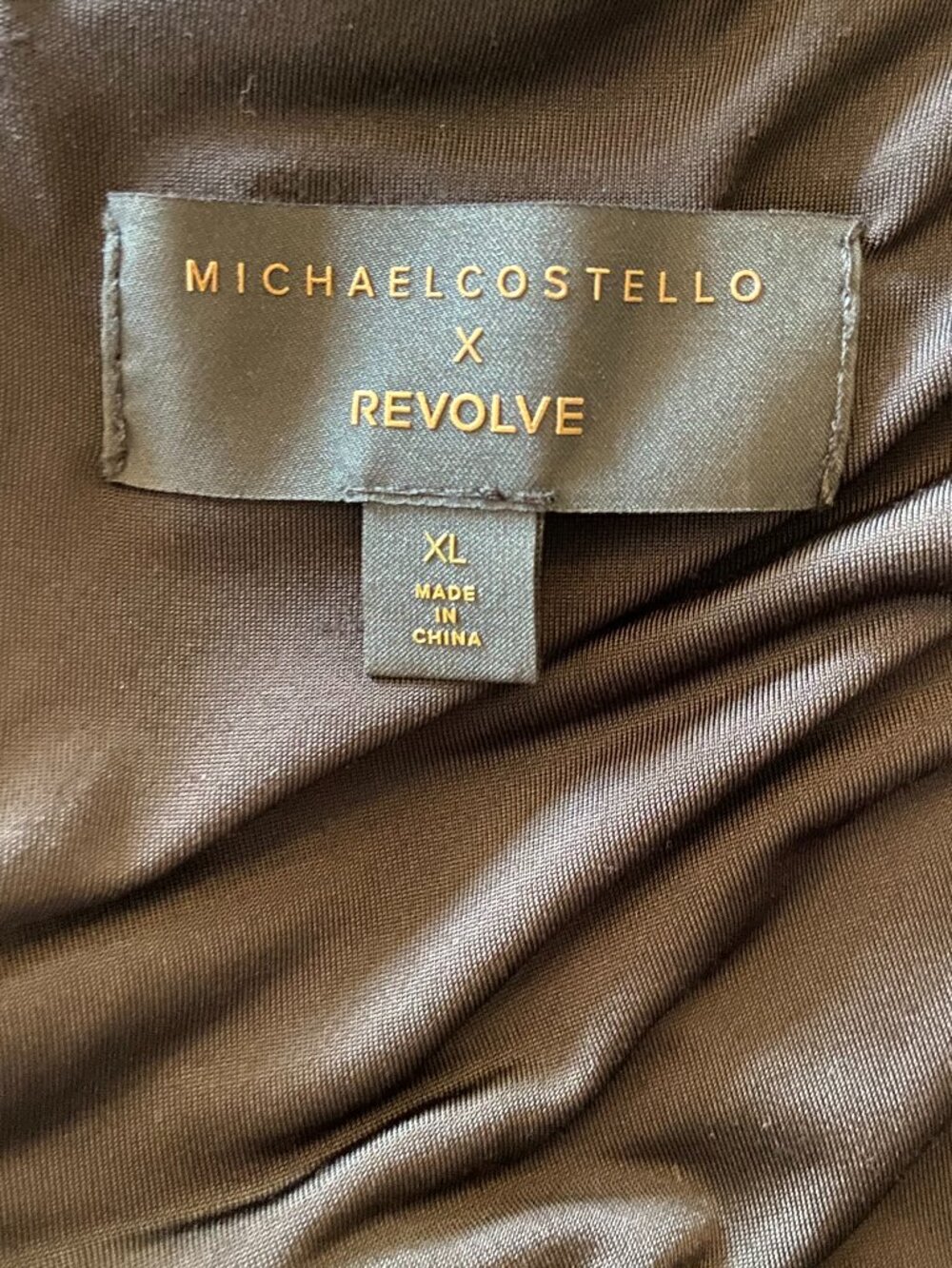 Michael Costello x Revolve Morgan Gown Black XL - Picture 4 of 6
